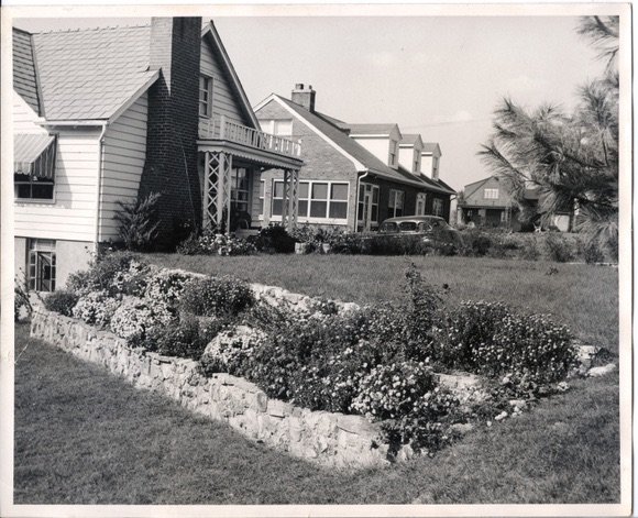  Fred and Ethel Lewis home behind Wimpys on Cape Rock Drive.  Built by Freeman Lewis and Rich Howard - early 1950s 