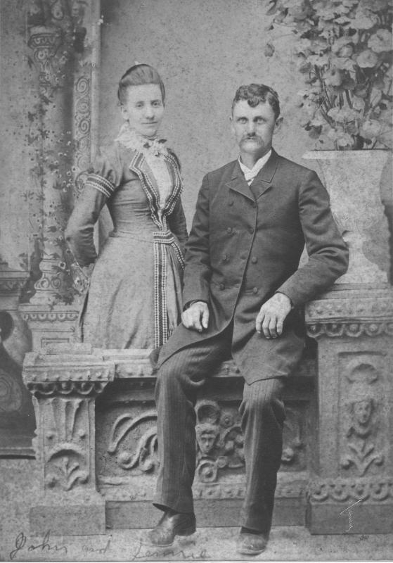 Jennie Stevenson and husband John T. McNeely.
