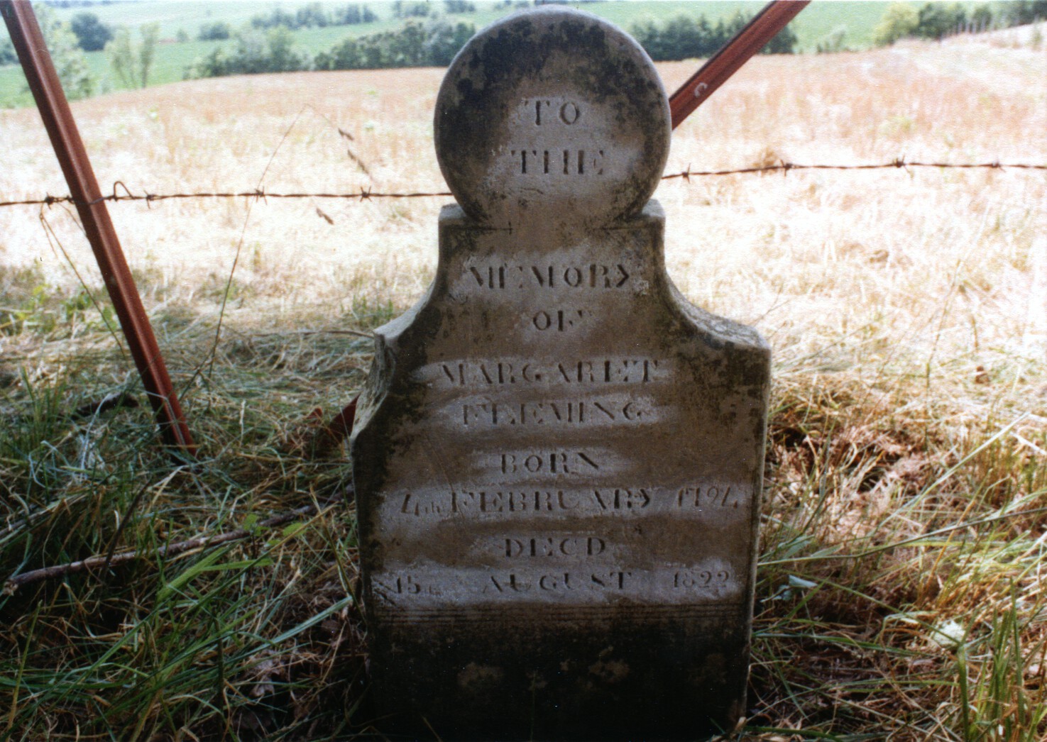  Martha, dau. of Hiram and Margaret Stevenson,died age 3. 