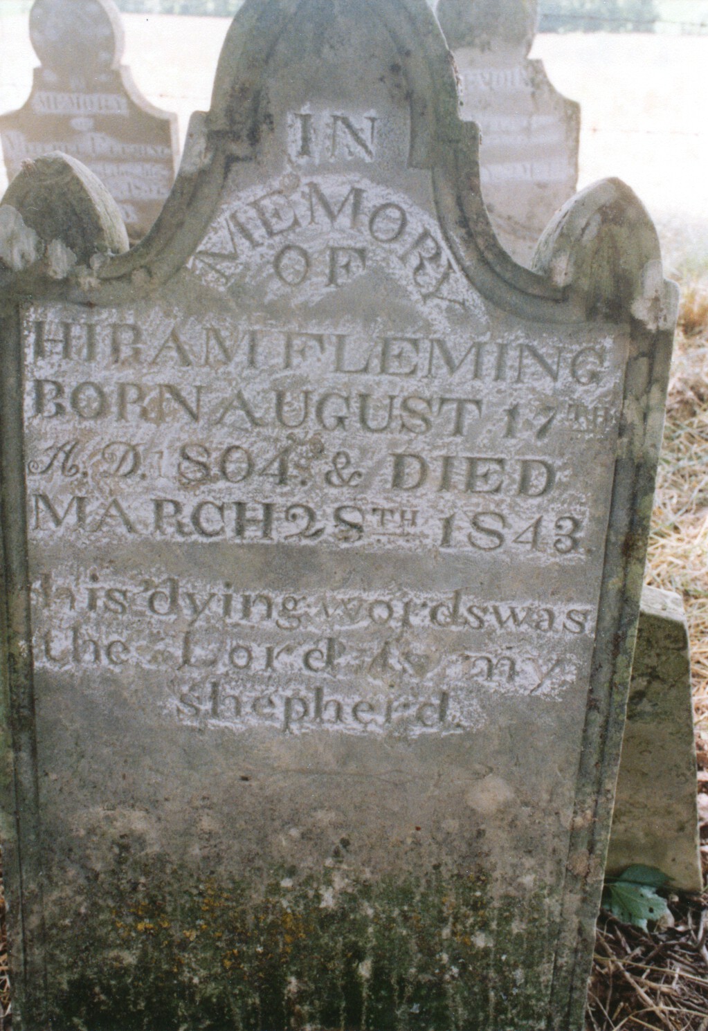  Hiram Fleming, son of Mitchel 