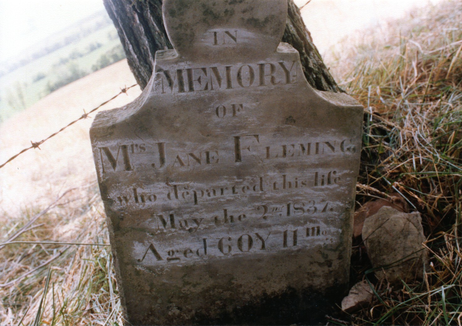  Jane Stevenson Fleming, 2nd wife of Mitchel 