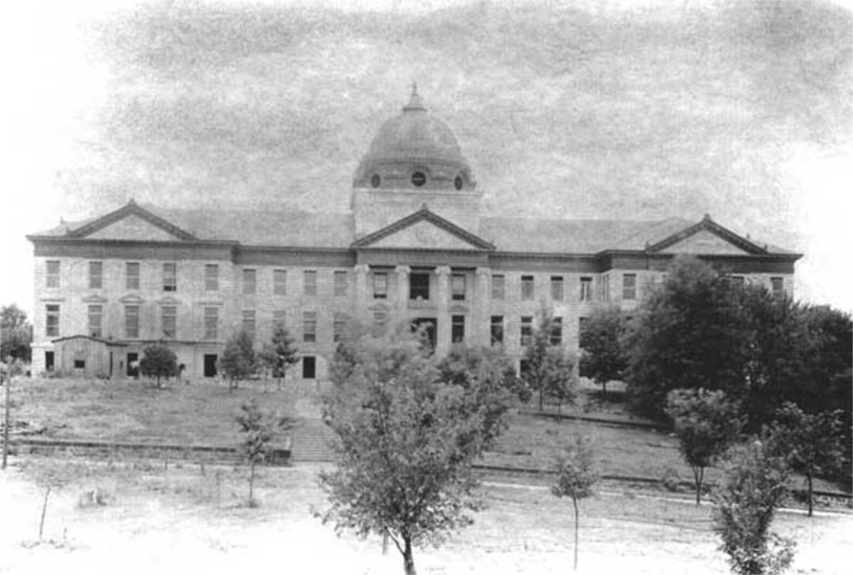 Academic Hall under construction