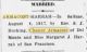 Chester Armacost to Margaret Harrah Married - The Californian Salinas, CA- 4 Aug 1917 pg 5 col 2