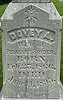 Dovey Snider nee McNeely close up grave marker taken 20 May 2025