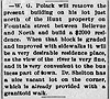 W. G. Polack builds new house - 321 N Fountain - The Cape Girardeau Progress 17 Dec 1909 pg 8 col 2 -