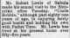 Robert Lewis visits Register office - Iron County Register 24 Sep 1908 pg 5