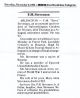 F.M. Stevenson obit Ft Worth Star-Telegram 6 Nov 1993