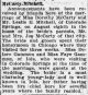 Leslie Mitchell to Dorothy McCarty Marriage announcement The Iola Register 10 Sep 1923 pg 2 col 3