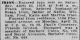 Frank Irion Obit STL Post-Dispatch 24 Apr 1910 pg 41 col 2