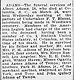 Albert Adams Obit The Tampa Times Thu 31 Mar 1921 pg 6 col 5