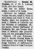 Emma Mae Youcm nee Hakes (dau Elmer and Alice Hakes - Obit - The Courier-Journal 19 Jun 1990 pg 6 col 1