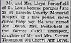 Jon Daven Porterfiled Birth - OFallon, MO Comunity News 4 Jul 1962 pg 7 col 5 Jon Daven Porterfiled Birth - OFallon, MO Comunity News 4 Jul 1962 pg 7 col 5
