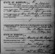 Ernst  F Irion to Arthella Brown Marriage License 21 Jan 1901