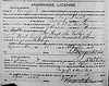 Roy West to A L Pointer Marriage License