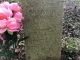 Mary Alice Lewis gravemarker close-up