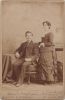 Adam and Phillipina Lassauer photo portrait - taken 1885 of 1886