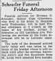 Herman C Schrader Obit SE Missourian 20 Sep 1923 pg 6