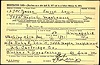 Jesse Everett Lewis WWII Draft Card