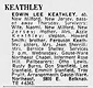 Edwin Lee Keathley obit Fort Worth Star-Telegram 15 Jul 1970 pg 28 col 6
