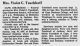 Violet Tuschhoff nee Bender Obit SE Missourian 31 Aug 1987 pg 6A col 1