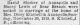 Macey Lewis to David Slusher wedding announcement - Iron county Register 4 Dec 1919 pg 4