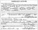 Euel Lewis to Marjorie Campbell Marriage License