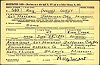 Roy West WWII Draft Registration Card front