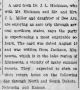 Hickmans and Millers on road trip - Wayne County Journal-Banner 22 Aug 1922 pg 8