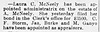 Laura McNeely appt Executor A McNeely estate - Santa Cruz Surf - 22 Aug 1893 pg 3