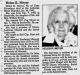 Helen R Meyer nee Evans Obit SE Missourian 31 Jan 1992 pg 10A