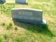 Irwin Moss family grave marker