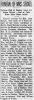 Emile Seckel nee Polack Obit Battle Creek Enterprise (Nebraska) 4 Oct 1934 pg 1 col 5