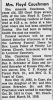 Amanda Couchman nee Schrader Obit SE Missourian 4 Apr 1957 pg 2