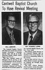 Rev Burnell Lewis - Revival The Daily Journal (Flat River, MO) 4 Nov 1971 pg 2 col 4
