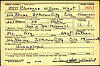 Clarence William West WWII Draft Registration Card front