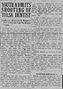 Dr. F. J. Weight - Youth admits shooting dentist - The Guthrie Daily Ledger 9 Nov 1942 pg 3 col 6