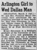 Jean Stevenson to James McCown engagement Fort Worth-Star Telegram 4 Mar 1945(Sun) sec 4 pg 10