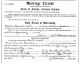 Ora Lovelace to Charles West Marriage License 8 Jan 1943