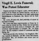 Virgil E Lewis Obit STL Post-Dispatch 7 Oct 1977 pg 29