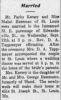 Kersey-Heseman wedding The Bland Courier 20 Sep 1934