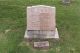 Wana Lewis Lovelace  grave marker in front of her parent's grave marker