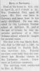 William Frederick Pott Obit - The Cape County Herald 28 Apr 1911 Pg 1 col 2