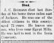 John C. Reimann Obit Jackson Herald 15 Sep 1910 pg 1 (LOC Chroniciling America) 