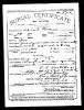 Eduard Heberer Burial Certificate - St. Louis