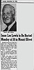 Isaac Lee Lewis Obit - Fort Worth Star Telegram 14 Sep 1952 pg 15 col 1