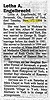 Letha Engelbrecht nee Ahrendt obit -from Greenwood Cemetery web site. Letha Engelbrecht nee Ahrendt obit -from Greenwood Cemetery web site.