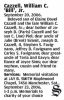 Cazzell, William C Jr - 'Bill' Obit STL Post Dispatch 21 Sep 2006 pg B6