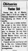 Sisk, Ventorn Obit - the Daily Sentinal (Grand Junction, CO) 25 Nov 1961 pg 12
