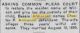 Bessie Armacost nee Wilson requests divorce - Dayton Herald 2 May 1914 pg 5