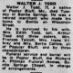 Walter J Todd Obit News-Press (Fort Meyers, FL) 5 June 1968 Wed pg 2